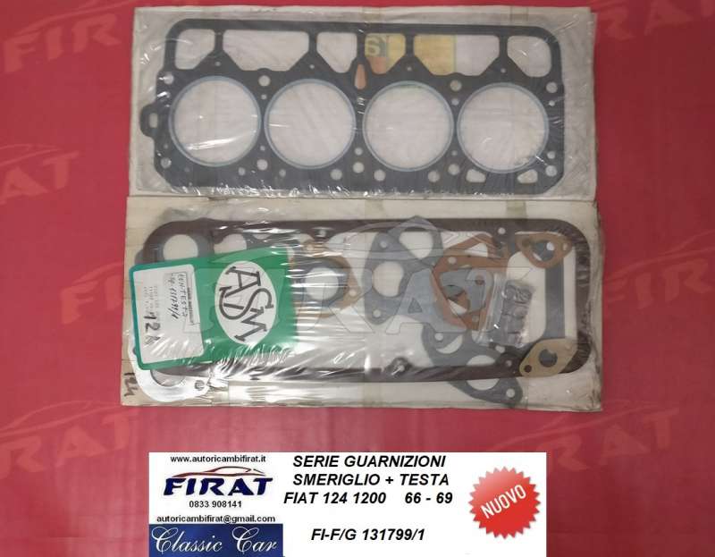 GUARNIZIONI SMERIGLIO FIAT 124 1200 66 - 69 (131799/1)